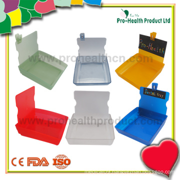 Dental Lab Working Case Pan Plastic Container Tray with Clip(pH09-069)